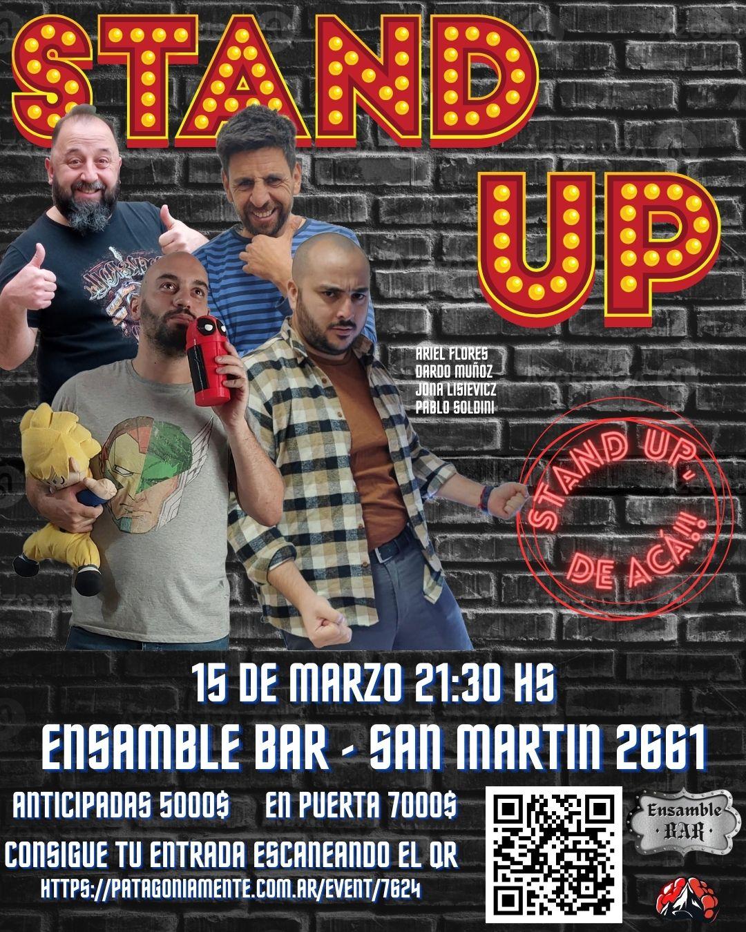 Stand Up, de Acá!! en Ensamble Bar